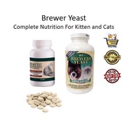 BYS ORI BREWER YEAST VITAMIN KUCING TERBAIK VITAMIN BULU KUCING GUGUR 100Tablet / 1000Tablet