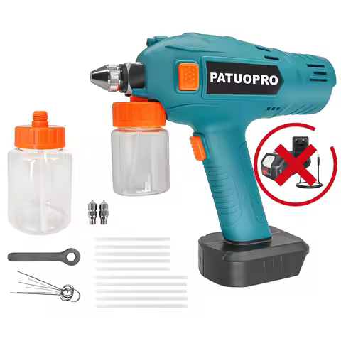 0.3/0.5/0.8mm Nozzle Cordless Electric Spray Gun Paint Gun Furniture Touch-up Repair Airbrush For Ma