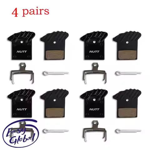 Nutt Bicycle Hydraulic Disc Brake Pad Semi Metal Resin Heat Dissipation Scooter For Nutt Oil Avid Bd