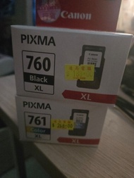 Canon PIXMA 760XL 黑色及 761XL 彩色墨盒