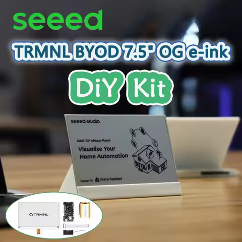 New TRMNL BYOD 7.5' (OG) E-Ink DIY Kit Monochrome E-Ink Display 800x480 XIAO ESP32-S3 PLUS Arduino C