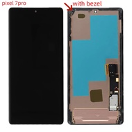 oled For Google Pixel 7 Pro LCD Display Touch Screen Digitizer With Frame Assembly Black GP4BC GE2AE