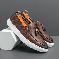 Big Size 38-47 Men Tassels Shoes Men Loafers Men Shoes High Quality Men Formal Shoes Slip On IEHB