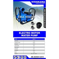 pompa air Alkon 3inch listrik Nishikawa NEP-30 electric water pump 