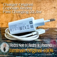 Charger Second Xiaomi Fast Charging 22,5w Original bawaan Hp | Note 9