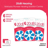 Hearing Aid Battery Size 675 ( 20dB ) - 4 packs (24 pieces)