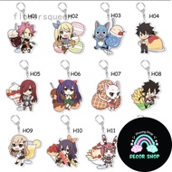 Flowersqueen fairy tail anime character keychain