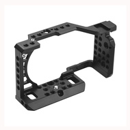 Camera Cage Sony A6000 A6100 A6300 A6400 A6500 Rig Mirrorless with Cold Shoe Mount Arri 3/8" & 1/4 I