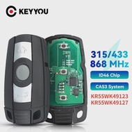 KEYYOU 1PCS New Remote Car Key For BMW CAS3 1/3/5/7 Series X5 X6 E60 E61 E70 E71 E87 E90 Z4 315/433/
