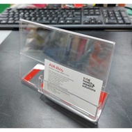4R ACRYLIC CARD STAND WITH NAME CARD POCKET