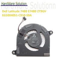 Dell Latitude 7480 E7480 E7280 7490 7491 2T9GV 02T9GV EG50040S1-C910-S9A Laptop CPU Cooling Fan