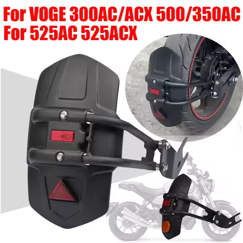 For LONCIN VOGE 500AC 300AC 300ACX 350AC 525AC 350 AC 300 ACX 525 500 AC Accessories Rear Fender Mud