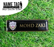 Nametag Epoxy Metal Security 70x20mm