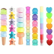 Macaron Pen Candy Flower-Shaped Petal Flower-Shaped Octopus Six-Color Flower Pen 6-Color Flower Pen 