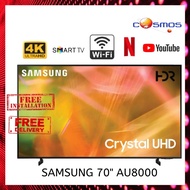 SAM SUNG 70 inch AU8000 Smart TV Crystal UHD TV 70AU8000 (2021)