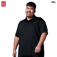GQ Bear Size Sports Polo เสื้อโปโลไซซ์หมี ผ้าระบายอากาศพิเศษ มีให้เลือกตั้งแต่ 3XL ถึง 8XL (plus siz