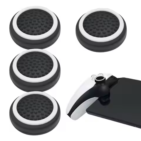 4PCS for PlayStation Portal Game Silicone Thumbstick Grip Cap Gamepad Anti-Skid Handle Thumb Cap for