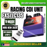 2026 MRU EX5 / LC135 RACING 4M 4 MODE CDI UNIT PNP REMOTE CONTROL LETUP CDI LC MRU RACING NEW