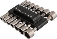 HM001-40CR 14PC Lot of 1/4" 3/16 9/32 inch Hex Power Nut Driver Drill Bit Set Socket Bit Adapter Met