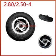 2.80/2.50-4 pneumatic tire hub wheel pneumatic wheel for 9 inch electric scooter electric wheelchair