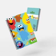 SST4-A5 Ring-Bound notebook: Sesame Street Baby Family Wire-bond A5 notebook (WBA5-NB-GN-404) W14.8x