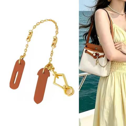 Leather Pin for Herbag Mini/31 39 Women Bag Leather Pin Cap Lock Chain Tree Paste Leather Anti Wear 