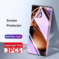 3Pcs Hydrogel Soft Film For Honor Play 60 50 40 10C 10 9T 9C 9A 8T Plus Anti Blue Light Phone Screen