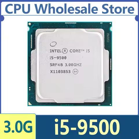 Intel Core I5-9500 i5 9500 3.0GHz Six-Core Six-Thread CPU Processor TDP65W 9M Cache up to 4.40 GHz F