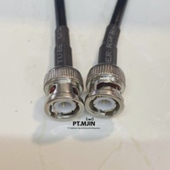 LP Rg58 BNC male to BNC male Jumper Cable Length 80 Cm