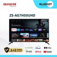 Aiwa 50″ | 4K Android 11 Smart TV | Frameless TV | ZS-AG7H50UHD