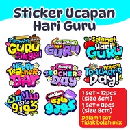 STICKER UCAPAN SELAMAT HARI GURU / HAPPY TEACHERS DAY
