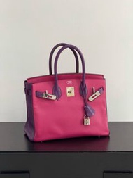 Hermès 拼色 Birkin 手袋