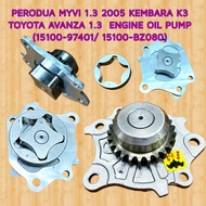 PERODUA MYVI 1.3 2005 KEMBARA K3 TOYOTA AVANZA 1.3 ENGINE OIL PUMP (15100-97401 / 15100-BZ080) ORIGI