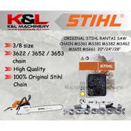 ORIGINAL STIHL RANTAI MATA POTONG & BELAH [3/8 Pitch] SAW CHAIN MS361 MS381 MS382 MS462  MS651 MS661