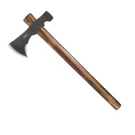 CRKT Black Woods Chogan Tomahawk Axe: RMJ T-Hawk Lightweight Outdoor Camping Axe with Hammerhead, Fo