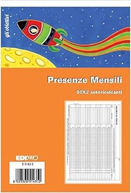 Edipro F.To E5143C Presence Block 50 x 2 Self-Limescale 22 x 29.7 cm