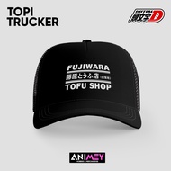 Initial D Logo Trucker Hat Initial D Mesh Hat/ JDM Hat/