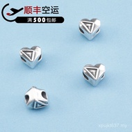 String Loose Beads 3D Pure Silver Factory DIY Accessories Plum Silver Hard Bracelet Braided Rope 999