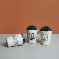 【母親節禮盒】日本RIVERS WALLMUG SLEEK 雙層隨行杯300ml - 共3