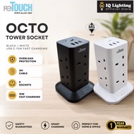 🔥SIRIM🔥 reTouch Octo Tower Socket with Surge Protection and Overload Protection Extension Socket SIR