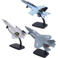 DIECAST Airplane Fighter Model B2 F-35 SU-35 F-18 Pull Back Scale 1:72 with Sound & Light Jet Fighte