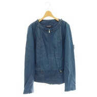 ina MARINA SPORT Jacket Ruffles leather Direct from Japan Secondhand