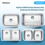 Rubine Forte Series Undermount Kitchen Sink (Stainless Steel)
