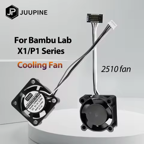 High Quality Cooling Fan For Bambu Lab X1/P1 Series 2510 High Speed Cooler Fans Fit Bamboo bambu lab