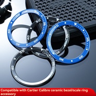 Applicable Cartier Caribo Series W7100056Ceramic Ring Watch Ring Digital Scale Ring Outer Ring Watch