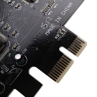 4X PCIe Sound Card 5.1 PCI Express Surround 3D Audio Card for PC with High Direct Sound & Low Profil