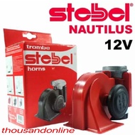 ORIGINAL STEBEL NAUTILUS HORN SUPER LOUD TWIN AIR HORN MADE IN ITALY SOUNDS LIKE MERCEDES BENZ UNIVE