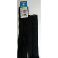 YKK　コイル頭合わせ60ｃｍ　両開き　5CN　DFL・DFL　580　黒