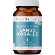 InnoNature Mulberry Coral Capsules |   Natural Magnesium and Calcium From Sango Coral |   90 Capsule