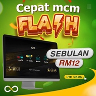 Flash TV 1/3/6 Bulan IPTV/Live TV/Movie/Filem/Series/Drama/Android/iOS/Windows/SyberTV/SyokTV/LongTV/SkyTV/EVPad/ZozoTV